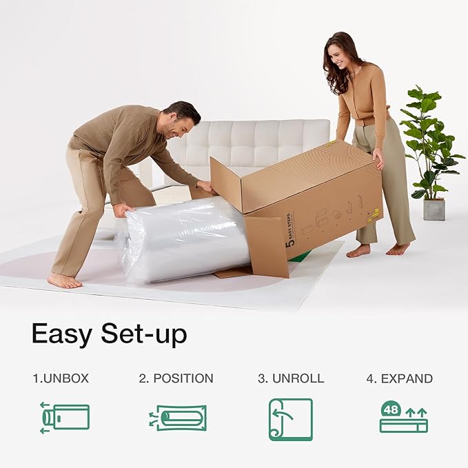 Novilla Full Mattress 6 inch,Bonnell Spring Hybrid Mattress for Spine Support & Cooling Comfort - Adaptive Foam Layer with Medium Firm - CertiPUR-US Certified for Youth/Guest Rooms