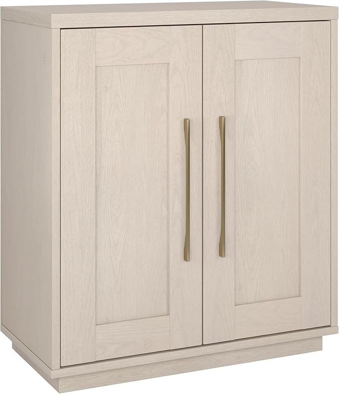 Henn&Hart Tillman Accent Cabinet, 28" Wide, Off-White