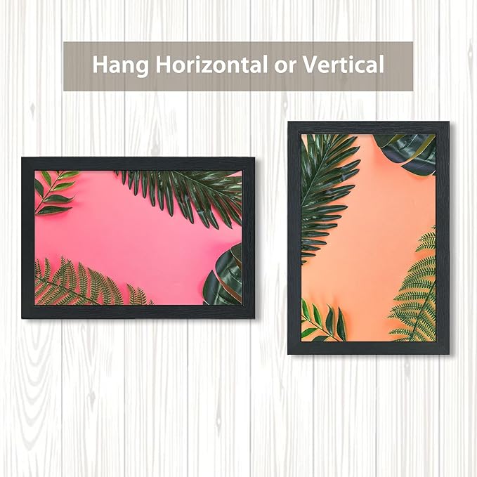 VCK 24x36 Picture Frame Exclusive Large Black Poster Frame for Wall Gallery Home Office 1 Pack