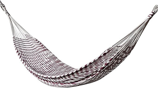 ALL NAHLO Cotton Double Hammock Portable Lightweight Hammocks Swing Person Tree Stand Camping Rope Outdoor Tent net Straps Bed Fabric Quilted Patio Camp