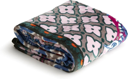 Vera Bradley Women's Fleece Plush Throw Blanket