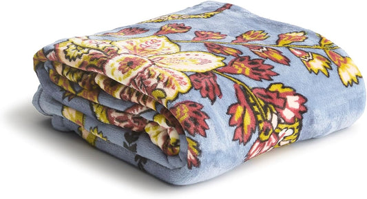 Vera Bradley Women's Fleece Plush Throw Blanket