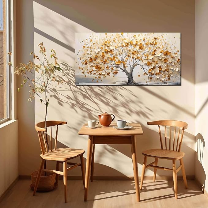 Rxrpexjke Tree of Life Pictures for Living Room Canvas Wall Art Large Artwork Canvas Wall Decor Ready to Hang Artwork Print with Frame Modern Wall Art Decorative Painting Size 20x40