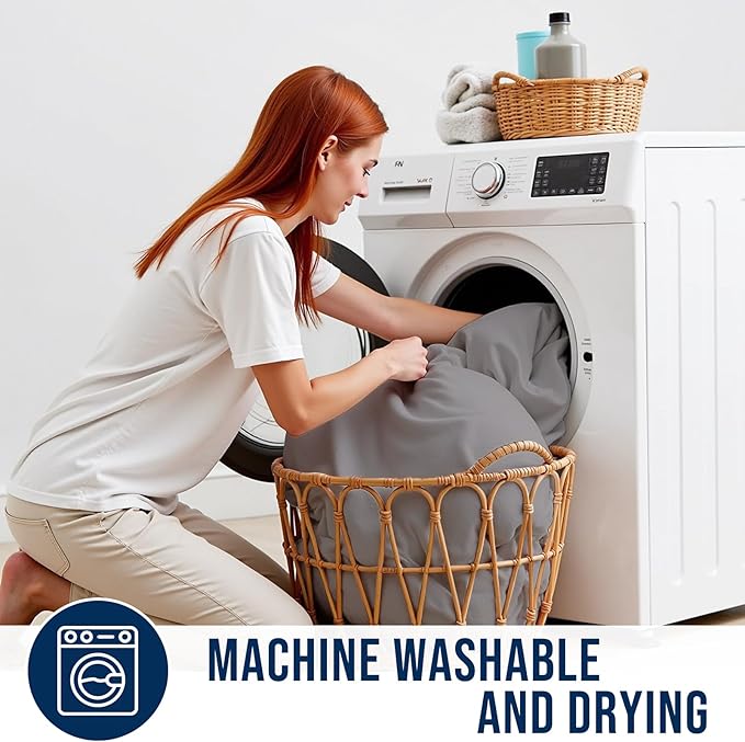 OLANLY Twin Quilted Fitted Mattress Pad, Elastic Fitted Mattress Topper, Cooling Soft Mattress Cover Stretches up to 21 Inches Deep, Machine Washable Mattress Protector (39x75 inch, Light Grey)