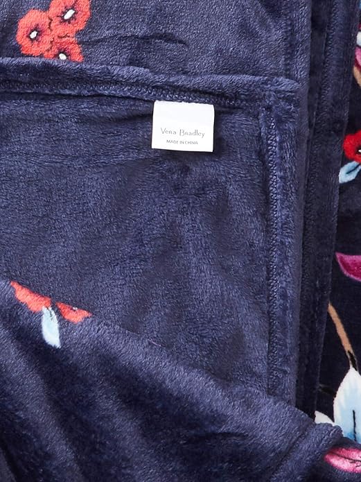 Vera Bradley Women's Fleece Plush Throw Blanket