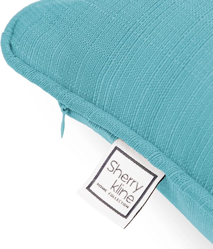 Sherry Kline Sunrise Indoor/Outdoor Rectangle (Boudoir) Corded Edge Filled Pillow Sky 13"x18" Set of 2