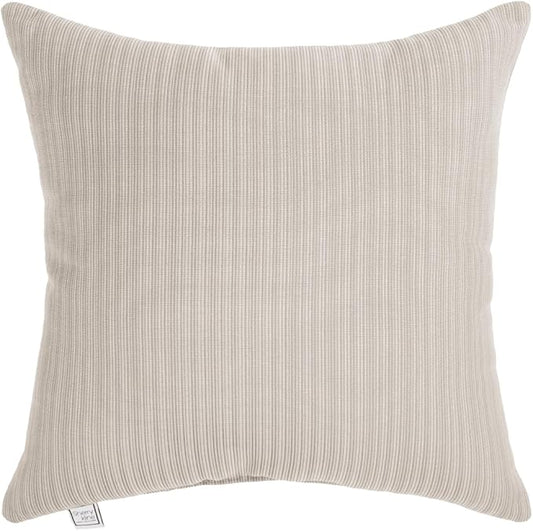 Ottomanson Sherry Kline Island Breeze Indoor/Outdoor Square Filled Pillow Sand 18"x 18" Set of 2