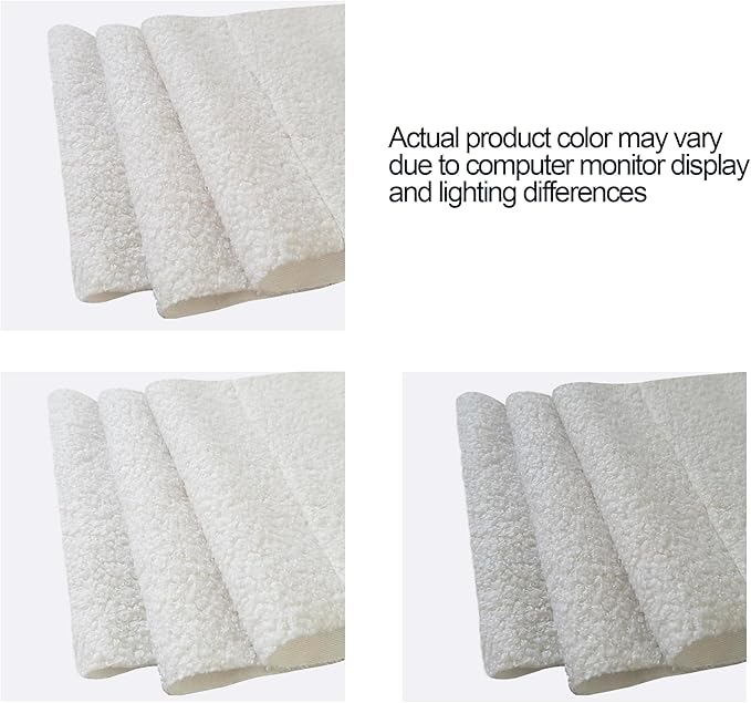 GDFStudio Upholstered Bed with Storage,Queen Size Platform Bed Frame with 4 Drawers Tufted Headboard, Wooden Slat Mattress Support No Box Spring Needed Easy Assembly, Ivory Boucle