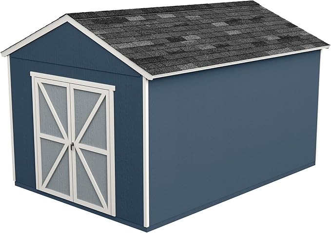 Handy Home Products Rookwood 10x14 Do-It-Yourself Wooden Storage Shed- Does not Include Floor kit, Paint or Roofing Shingles