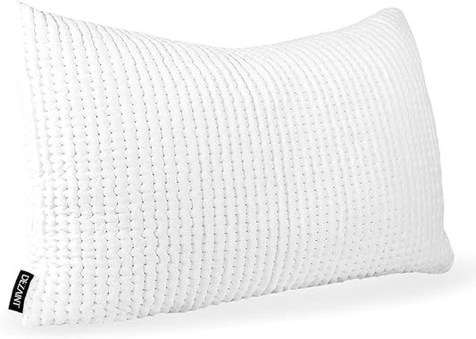 Memory Foam Pillow – Queen Size 28x18, Neck Supporting Pillow for Side, Back & Stomach Sleepers – Hypoallergenic, Plush, Supportive Bed Pillow – Washable Cover, Oeko-TEX Certified