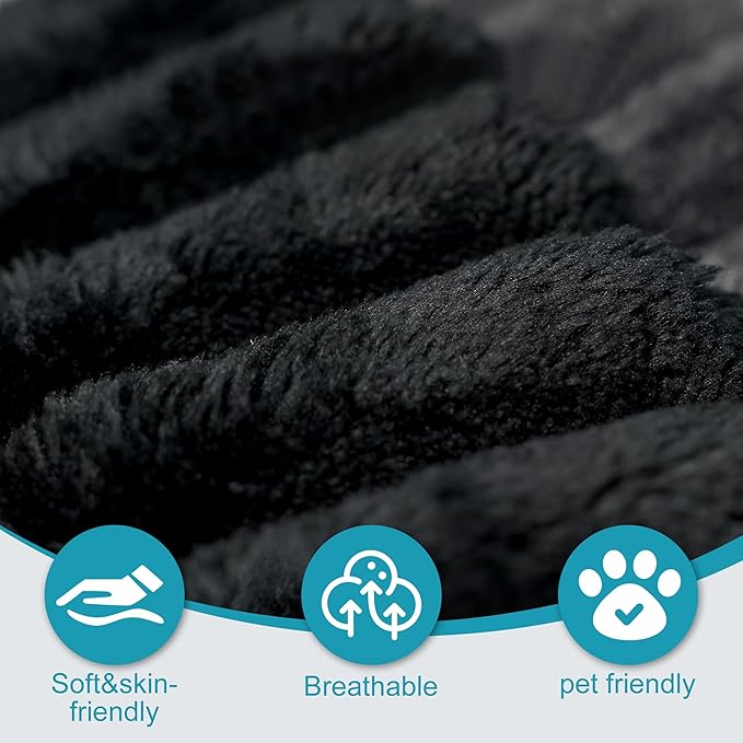 Sectional Couches for Living Room 112" L-Shape Cloud Couch Modern Modular Sectional Sofa Bad, Boneless Couch with Right Deep Seat, No Assembly Required (Plush Corduroy Fabric, Black)