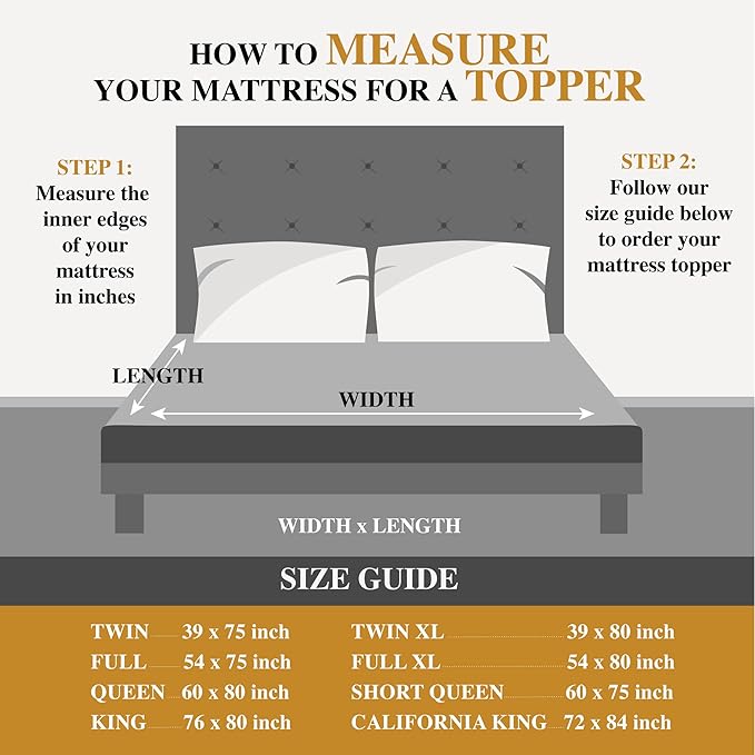 Soft & Cooling Pillow Top Mattress Topper California King with Breathable 300TC Cotton Cover, Extra Thick Plush Bed Topper for Back Pain, Mattress Pad Cover for Firm Mattress, Fit to 6”-22” Mattress.