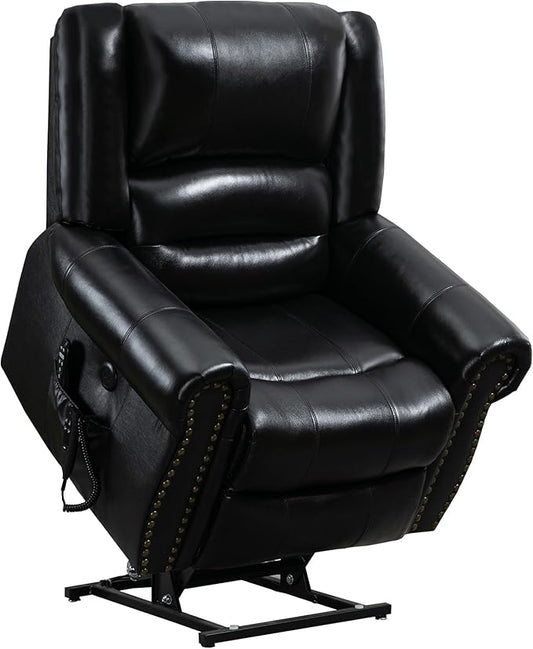 Recliner Chairs for Adults, Oversized Bedroom Chair with Massage, Sofa Chair Home Theater Seating with Lumbar Support, Comfortable Lift Chair for Elderly, Glider Nursery Chair for Living Room