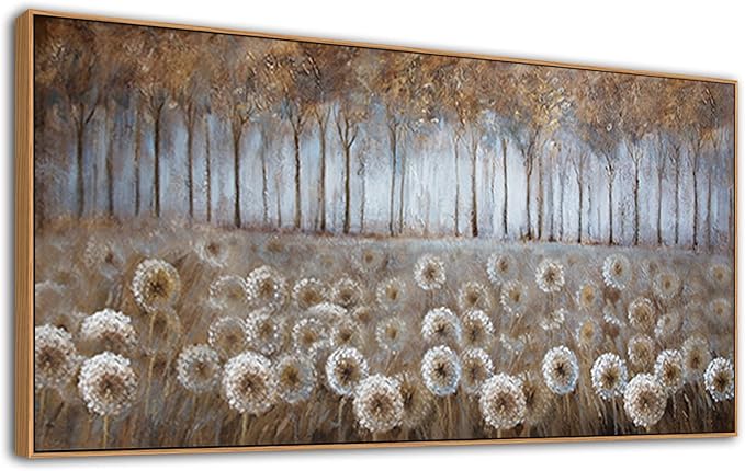 Large Living Room Wall Decor Decoration Canvas Wall Art for Bedroom Modern Framed Art Bedroom Home Brown pictures for Living Room 24x48 Framed Art Landscape Wall Art