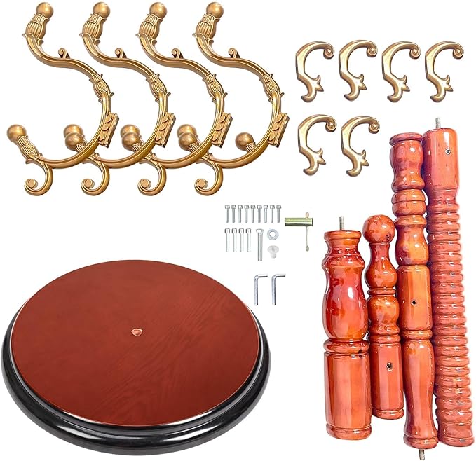 Coat Racks freestanding, High-grade Wooden Tree Rack, hall tree With 14 Hooks & Stable Disc Base, For such as coats, jackets, Home Office Entry-way hanger Organizer (Begonia color)