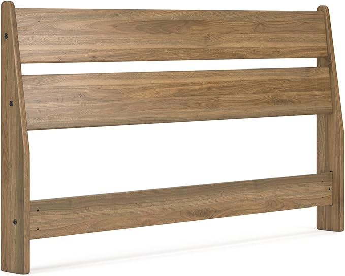Signature Design by Ashley Deanlow Rustic Panel Headboard, Queen, Light Brown