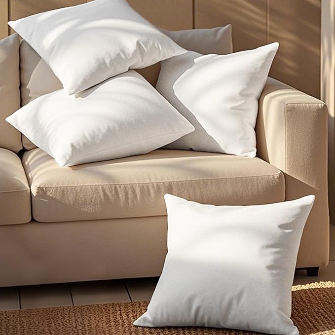 Codi Outdoor Pillow Inserts 16x16 Set of 4, Throw Pillows Waterproof for Patio Furniture