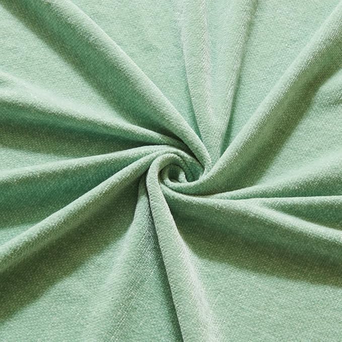 Lunarose Chenille Throw Blanket for Couch | Soft Cozy Lightweight Decorative Blankets Throws for Sofa Chair Bed Picni Beach | All Seasons Suitable (Sage Green, 50''×60‘’)