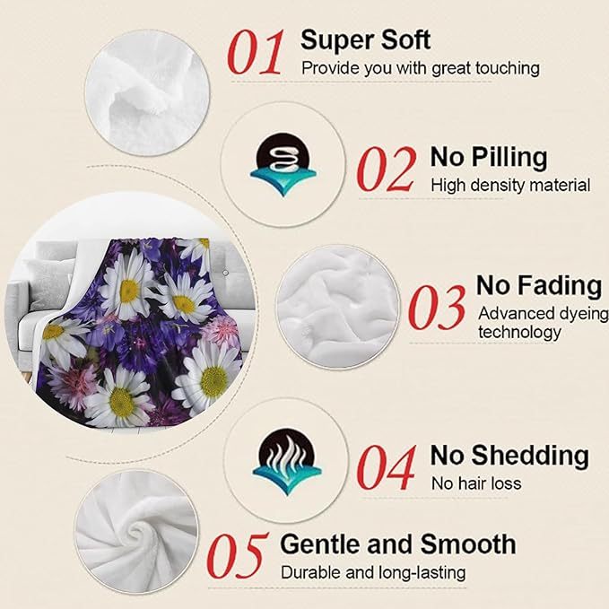 Duckling & Barn Blanket, Soft Cozy Warm Throw Blanket Gifts for Adults Kids Women, Lightweight Comfy Fuzzy Flannel Blankets for Couch, Travel, Car, Home Decor 80×60 Inch