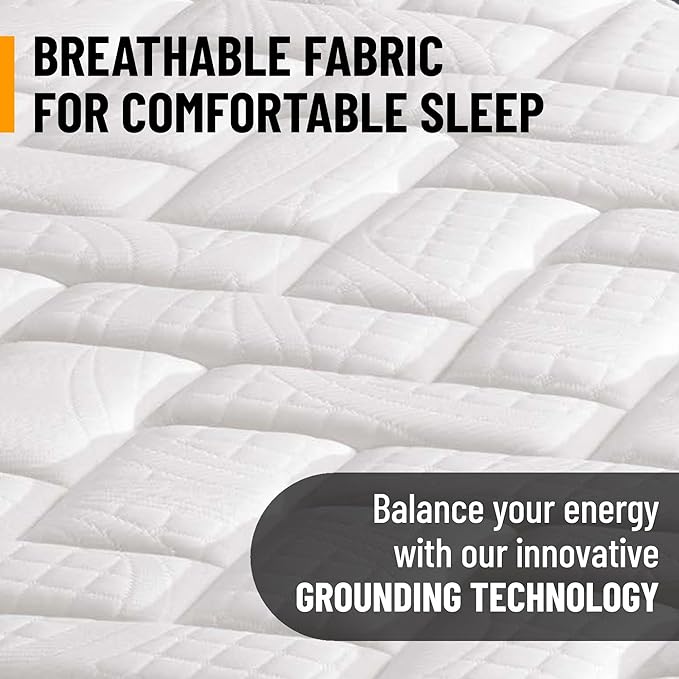 Ottomanson Full 9" Medium-Firm Hybrid Mattress - Made in USA - Premium Comfort & Support for Young Sleepers - Individually Pocketed Coils & CertiPUR-US Foam - Fiberglass-Free - Bed in a Box