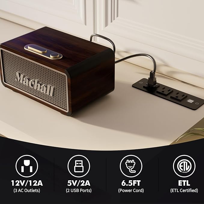 Ludatido 70 Inch Premium TV Stand with 36 inch Electric Fireplace 27 Inch high LED Light Entertainment Center Easy to Assemble for TVs Up to 85'' with USB&AC Power Interface Black