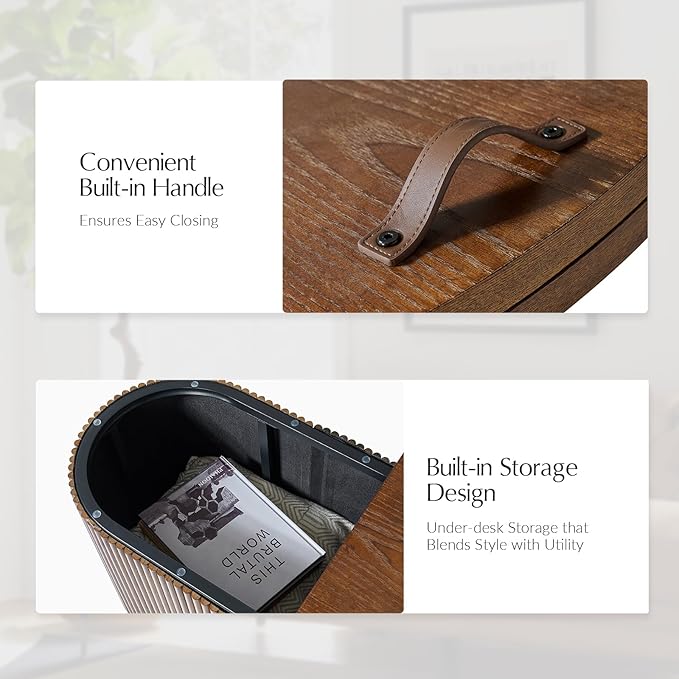 HULALA HOME Modern Lift Top Coffee Table with Storage, Space Saving Living Room Table, Multi-Functional Wood Coffee Table(Walnut)