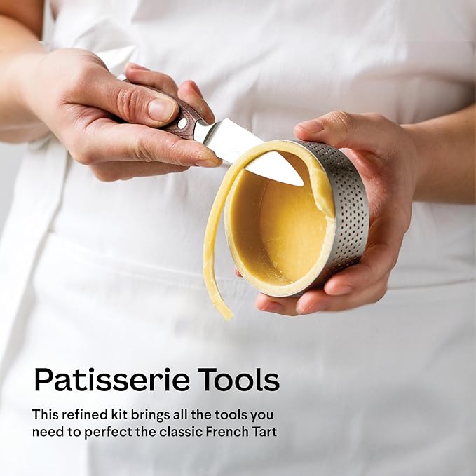 French Tart Baking Set | Mothers Day Unique Baking Gifts Kitchen Baking Supplies Present Food Making Kit For Adults & Parisian Cooking Tools for Pastry Dessert