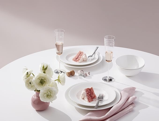 Kate Spade New York Wickford 5-Piece Flatware Set, 1.05 LB, Metallic