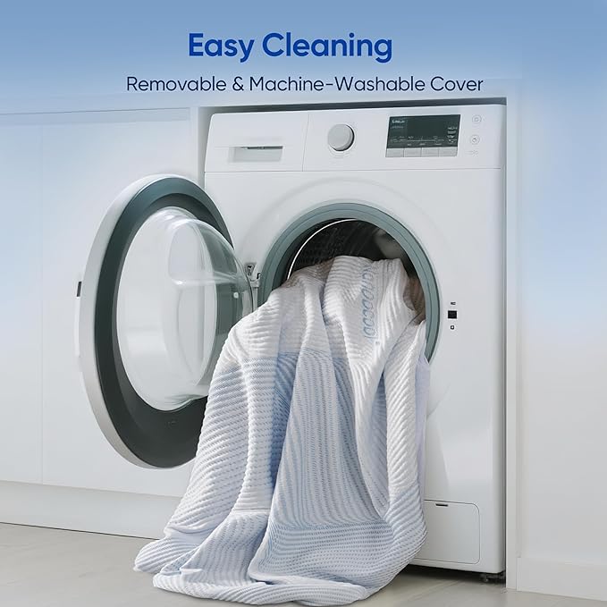 3 Inch Twin Size Gel Memory Foam Mattress Topper for College Dorm Bed High Density Cooling Pad Pressure Relief Bed Topper with Removable & Washable Cover