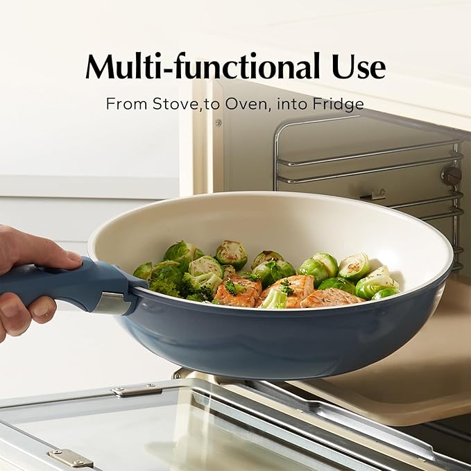 Redchef Removable Handle - Detachable Handle Cookware Replacement, Universal Cookware Handle, Ideal Replacement for All Cookware (Blue)