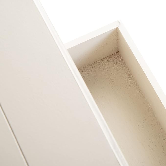 SAFAVIEH Home Collection Primrose White 3-Drawer Console Table