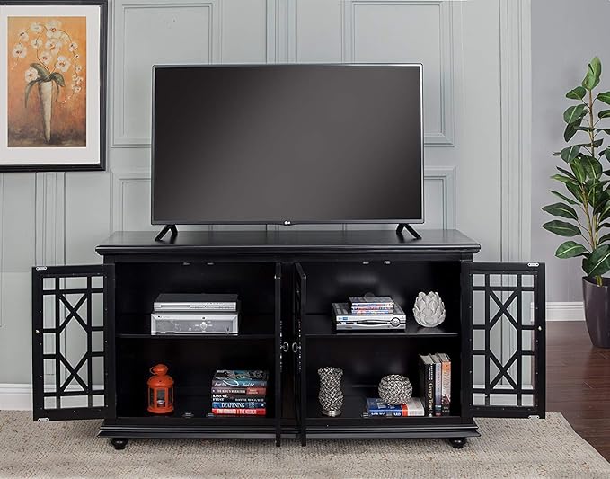 Martin Svensson Home Cassandra 63" TV Stand, Antique Black