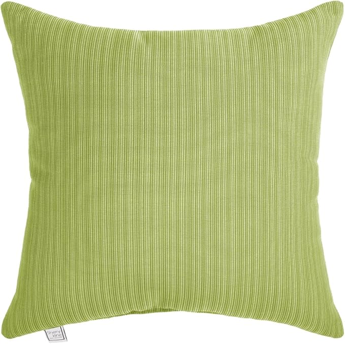 Sherry Kline Island Breeze Indoor/Outdoor Square Filled Pillow, 18"x 18", Kiwi 2 Count