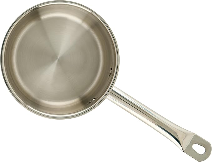 Winco Heavy-Duty Stainless Steel Sauce Pan with Lid, 2 Quart