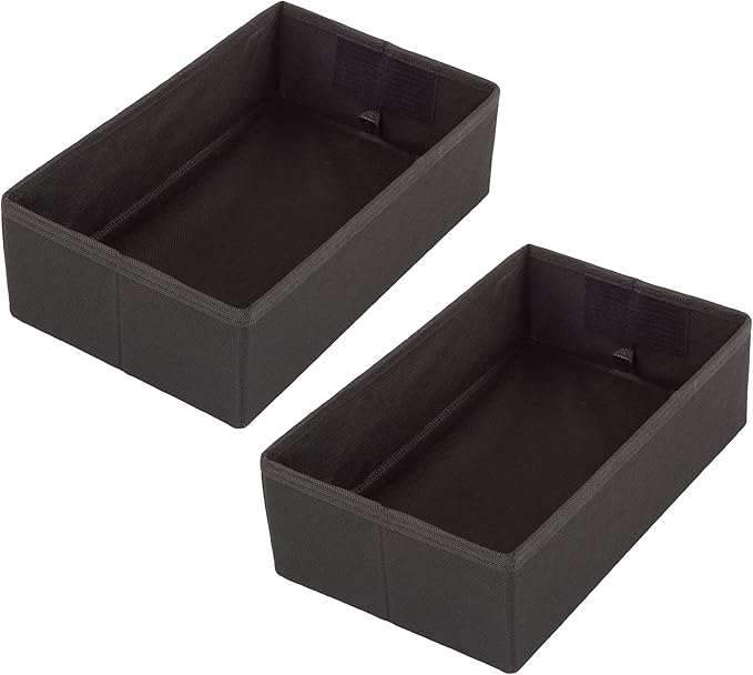 Lavish Home Set of 2 Ottomans - 30-Inch Tufted Footrest, Linen Chest, or Bench Set with Removable Bin for Living Room, Bedroom, or Dorm (Light Gray)