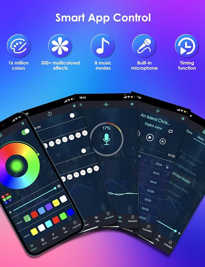 RGB Corner Floor Lamp, 65" Color Changing LED Floor Lamp Bluetooth APP Remote Control Music Sync Modern Standing Lamp 16 Million DIY Colors with Heavy Base for Living Room Bedroom GameRoom