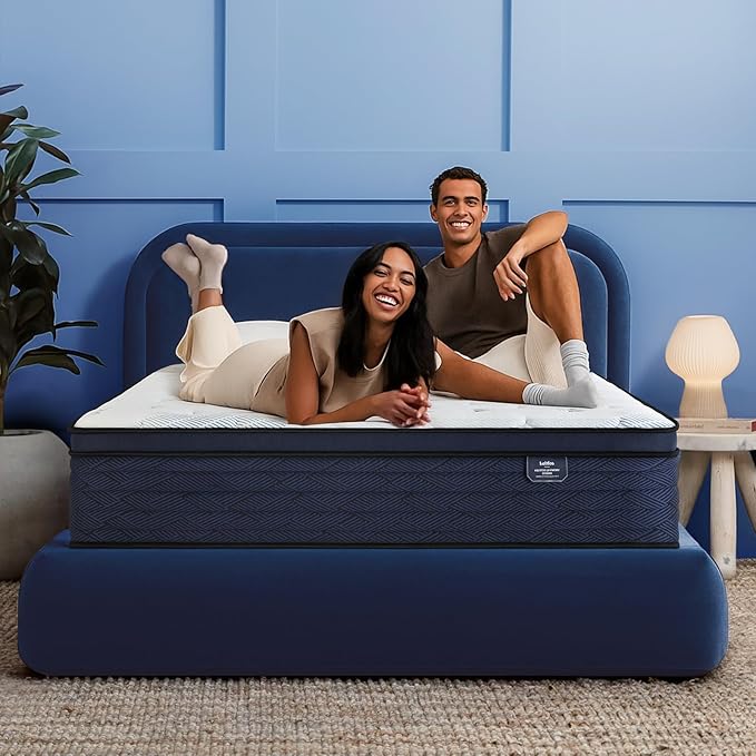 Queen Mattress in a Box 12 Inch, Back Pain Relieving, Latex Hybrid Mattress Queen Size with Pocket Coils, Motion Isolation & Dynamic Pressure Relief & Luxurious Comfort, Medium Firm Responsive Support