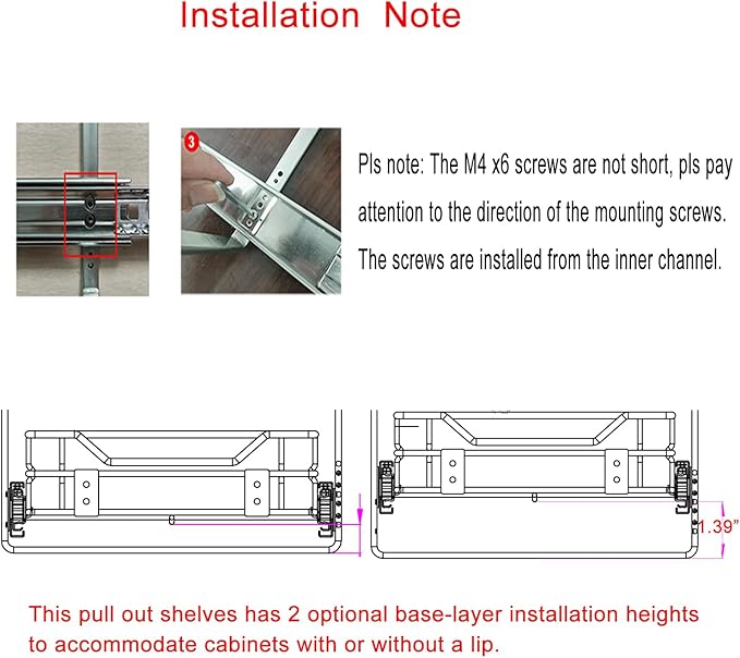 DINDON 2 Tier Pull Out Cabinet Organizer (20" W x 21" D) Slide Out Wood Shelf Double Tier Kitchen Wire Basket with Chrome Finish…