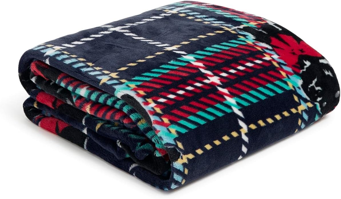 Vera Bradley Women's Fleece Plush Throw Blanket