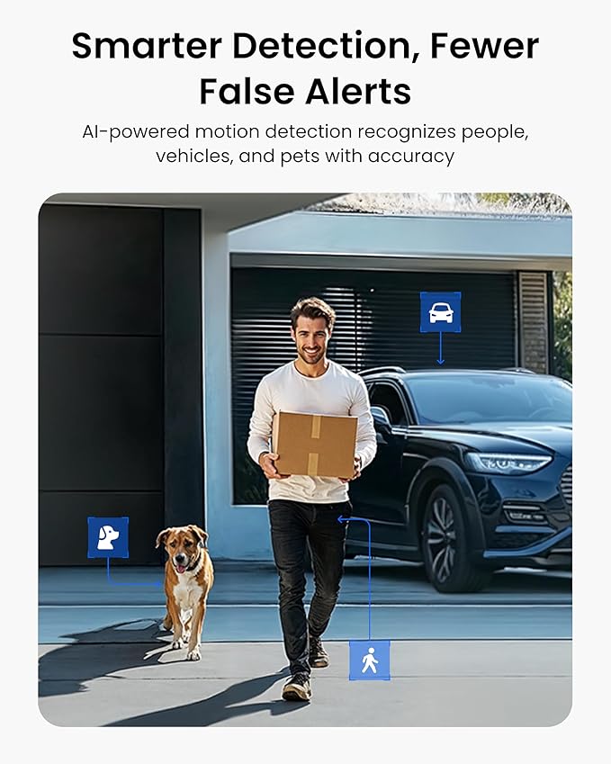 REOLINK Altas 2K Solar Camera Outdoor Wireless, Pre-Record Cameras for Home Security, 540 Days Battery Life, F1.0 ColorX Night Vision, Wi-Fi 6, AI Detection, Home Hub Compatible, No Subscription