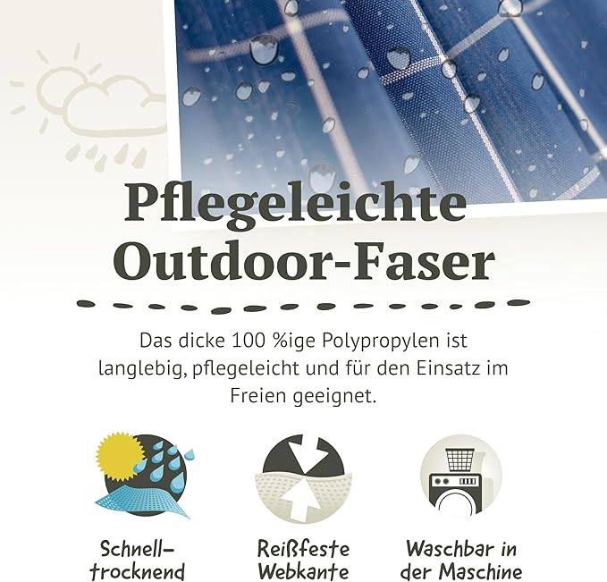 LA SIESTA Brisa Classic Hammock, Handmade, Weather-Resistant, Tear-Resistant Hammock for Indoor & Outdoor Relaxation, Size-King - Marine