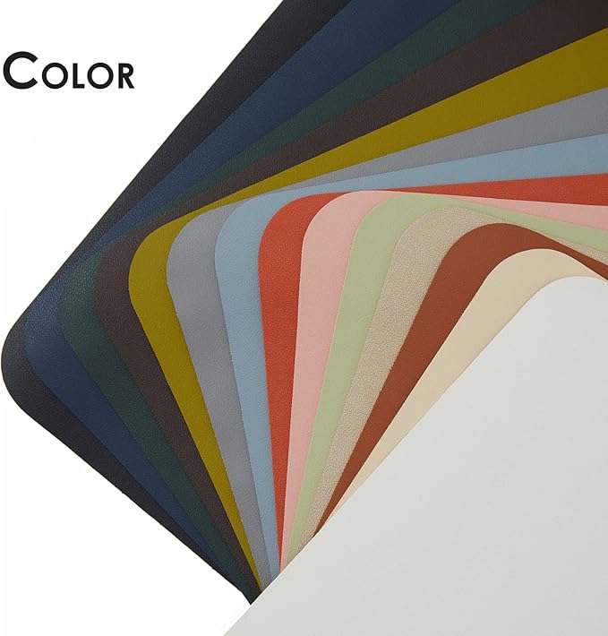 Cork Desk Mat - Dual-Sided Desk Pad for Office and Home - Desk Organization and Accessories - Ideal for Large Mouse Pad and Desk Mats on Top of Desks(White,80cmx 40cm)