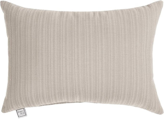 Sherry Kline Island Breeze Indoor/Outdoor Boudoir Filled Pillow, 13"x 18", Sand 2 Count