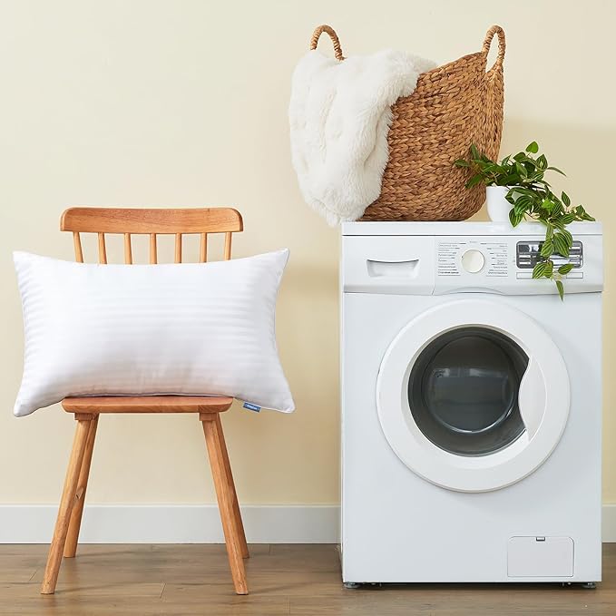 CozyLux Pillows Standard Size Set of 4, Cooling Hotel Quality Bed Pillows with Premium Soft Down Alternative Fill for Side Back and Stomach Sleepers - 4 Pack, Standard, 18x26 Inches