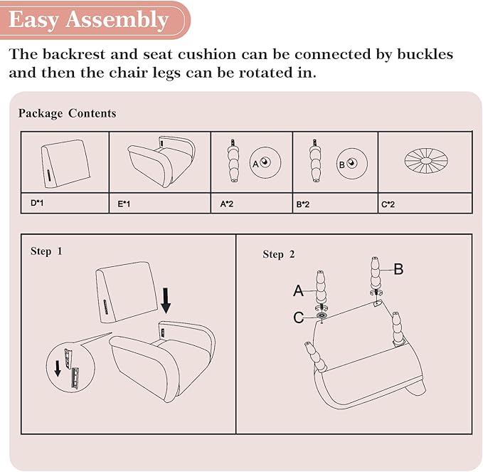 Accent Armchair Set of 2, Mid-Century Modern Living Room Chairs with Gourd-Like Shape Wooden Legs, Chenille Upholstered Single Sofa Reading Chair for Living Room Bedroom Guest Room,Pink