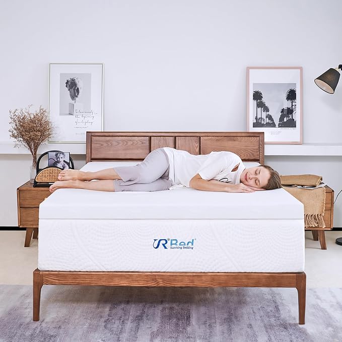 2 Inch Full Size Memory Foam Mattress Topper, Cooling Gel Bed Topper with Removable Cover, Soft & Pain Relief & Breathable, CertiPUR-US & Oeko-Tex Certified
