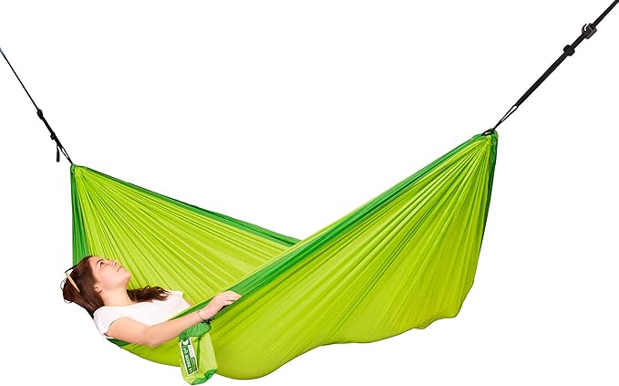 LA SIESTA® Colibri 3.0 Outdoor Hammock & Tree Straps - Camping Hammock for Outside, Hiking Travel Backpacking Breathable Nylon Tree Hammock One Person