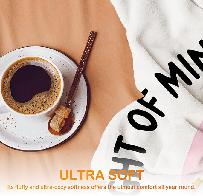 Funny Pink Dumpster Fire Throw Blanket,Funny Gifts for Women Girls,Dumpster Fire Humorous Blanket for Couch Bed Dorm Bedroom Office,50x60 Inches