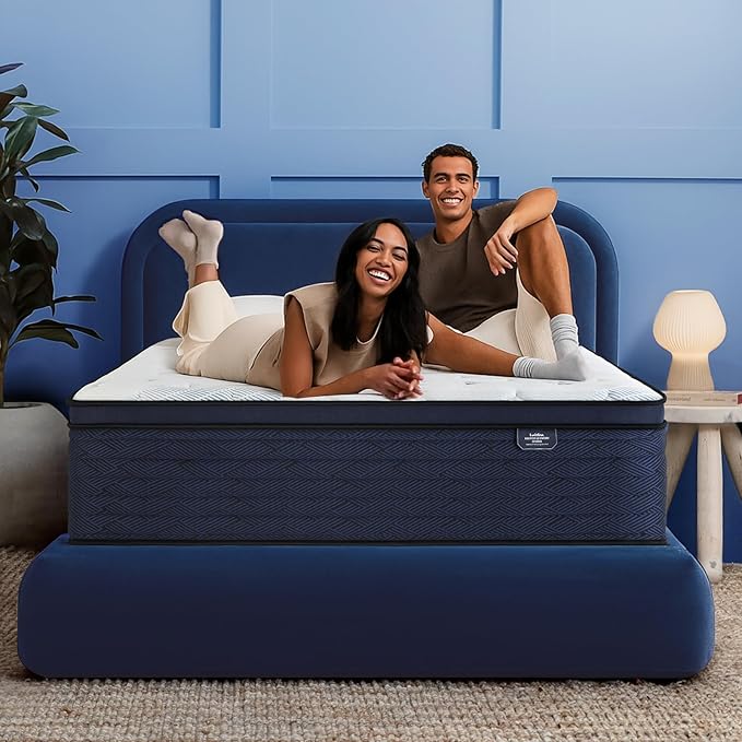 Twin Mattress 14 Inch - Firm Feel 7-Zone Hybrid Mattresses Extra Lumbar & Hip Support, Deep Sleep Pain Relief Contouring Bed in a Box, Fiberglass-Free, CertiPUR-US Certified,100-Night Trial