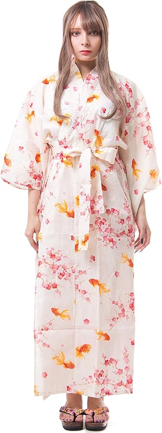 Kimura Jitsugyo Women's Kyoto Traditional Easy Wearing Kawaii Yukata Robe(Japanese Casual Kimono) Set 2